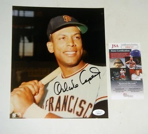 Orlando Cepeda San Francisco Giants Signed 8x10 Photo JSA CERT - Picture 1 of 1