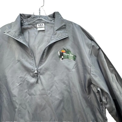 Team USA Olympics Road To Rio 2016 Windbreaker Jacket Poncho Adult Size Large - Image 1 of 4