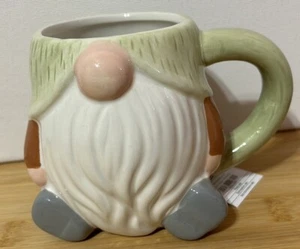 NEW Whimsical Gnome Ceramic Coffee Mug 16 Oz. - Picture 1 of 4