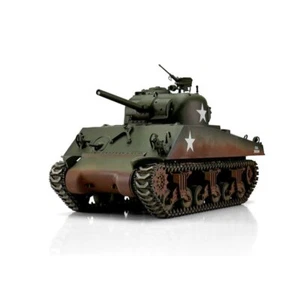 1/16 RC M4A3 Sherman 75 mm verde BB - Foto 1 di 6