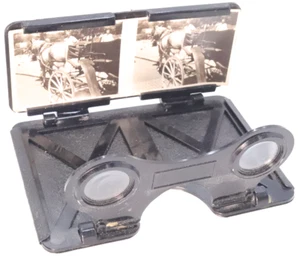 Visor de impresión plegable estéreo - para imágenes de papel estéreo de 4-3/8" x 1-3/4" - de colección - Imagen 1 de 3