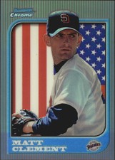 1997 Bowman Chrome International Refractors #190 Matt Clement 