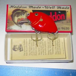 Original HEDDON PUNKINSEED Lure Collector Series 9630 Farbe: Rot RG NEU mit Haken - Bild 1 von 5