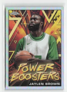 Jaylen Brown 2023-24 Topps Chrome #PB-9 Power Booster - Bild 1 von 2