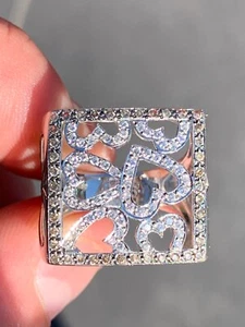 18ct gold diamond 1.5ct heart cluster ring 10 grams - Picture 1 of 12