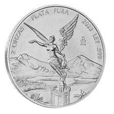2023 2 oz Mexican Libertad Silver Coin .999 Fine Silver BU #A388