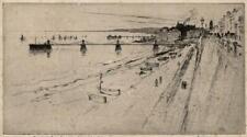 Robert Goff (1837-1922) - Signed Etching - Old Chain Pier Brighton