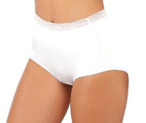 Breezies Mutandine Slip Nylon Microfibra con Pizzo MEDIA - Foto 1 di 2