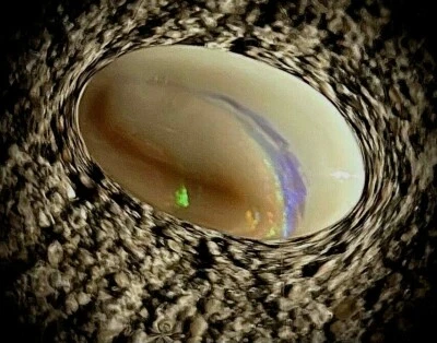 6.25 TCW Lightning Ridge White Opal. RAINBOW Color. Beautiful Stone. SL299 - Image 1 of 4