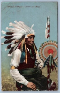 Postal c1908 Wakauki-Napa sale santo jefe indio guerrero - Imagen 1 de 2