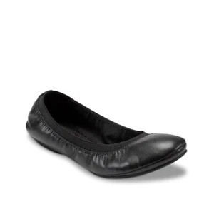 Bandolino Edition Leather Closed Toe Ballet Flats Black, Size 8.5 Casual - Picture 1 of 6