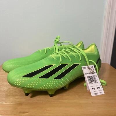 Adidas Speedportal.1 SG Elite Green Soccer Cleats Data Pack GW8440 Mens 12 - Image 1 of 4