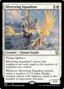 SILVERWING SQUADRON mtg NM-M Commander Phyrexia 1 Rare - Picture 1 of 1