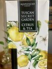 Hopificio Firenze Tuscan Secret Garden Citrus Tea Reed Diffuser Made in Italy