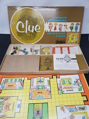 Vintage 1963 "CLUE" Detective Board Game from Parker Brothers  - Image 1 of 4