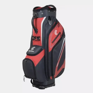 Cleveland Golf Lightweight Cart Bag - Red/Charcoal - Picture 1 of 6