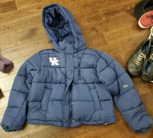 NICE NEW WITH TAGS HYPE AND VICE KENTUCKY WILDCATS HOODED PUFFER JACKET YOUTH XL - Picture 1 of 12
