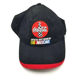 Coca Cola offizielle Softdrink Nascar Racing Mütze Kappe schwarz Strapback B14D - Bild 1 von 5