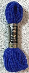 Anchor Tapisserie Wool Yarn 1 Skein 10M Blue Shade 8690 Needlepoint - Picture 1 of 3