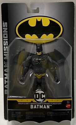 DC COMICS Batman Missions **STEALTH GLIDER BATMAN** Brand New 6” Action Figure - Image 1 of 4