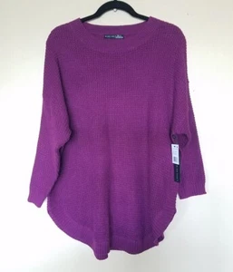 BLACK TAPE Womens Magenta Tunic Sweater Top 3X (READ) - Picture 1 of 4