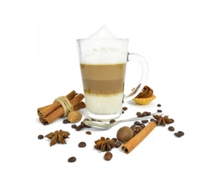 6 Kaffeegläser 300ml mit Henkel Kaffeebecher Teegläser Latte Macchiato B-Ware - Bild 1 von 3