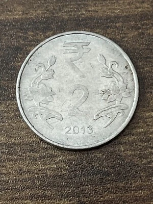 2013 India 2 Rupees Actual Coin TK6070* - Image 1 of 3