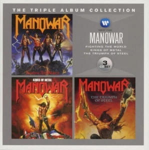 Manowar Triple Album Collection 3-CD NEW SEALED 2012 Metal Fighting The World+ - Picture 1 of 4