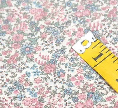 Petite Floral VTG Concord Joan Kessler Cotton Fabric 1 Pc 102" x42"USA - Image 1 of 4