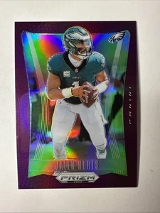 Panini Prizm Deca Jalen Hurts Purple Prizm #245 Eagles #d/99 2024 - Imagen 1 de 2