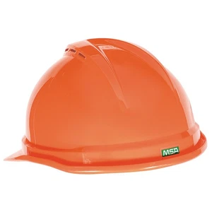 MSA V-Gard 500 Cap w/ 6-Point Fas-Trac Suspension, Hi-Vis Orange, 1/Each MSA - Picture 1 of 1