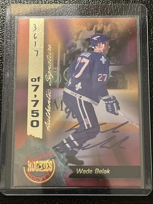 1995 Signature Rookies - Wade Belak #18 Signatures /7750 (AU, RC) - Image 1 of 2