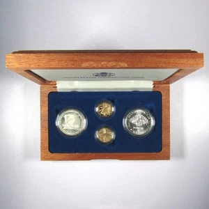 1987 US Constitution 4 Coin Silver and Gold Set - Picture 1 of 12