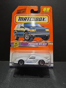 Matchbox PORSCHE 911 GT1 - 1998 Street Cruisers #68 - White Diecast NEW - Picture 1 of 5