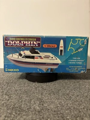 Nikko vintage radio controlled Cruiser DOLPHIN”Speed Cruiser 1984 Boat Speedy - Image 1 of 4
