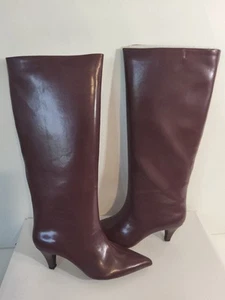Alfani Women's Kaiaap Knee High Boots Manmade Pointed Toe Kitten Heel 7.5M - Picture 1 of 2