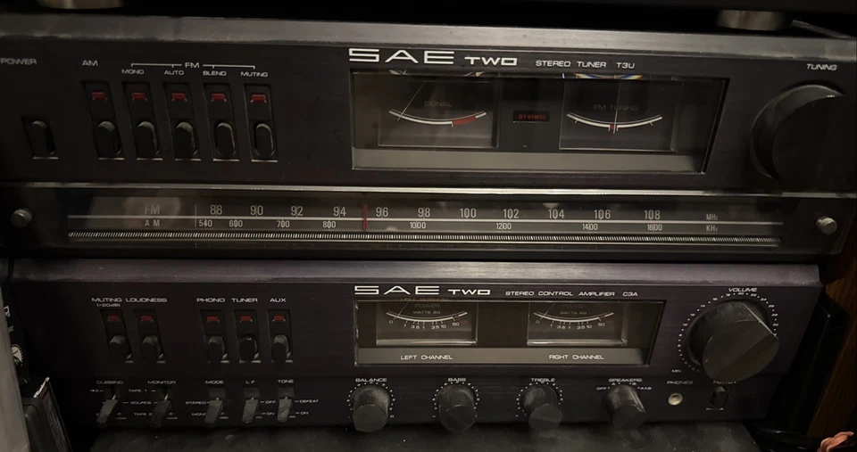 AMPLIFICADOR ESTÉREO INTEGRADO SAE II TWO C3A & T3U DE COLECCIÓN - Ecualizador + PROBADO... Foto 1 de 1