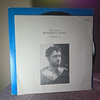 Beniamino Gigli–The Art of Beniamino Gigli Vol. 2–1970s Seraphim–RLS 123 Vinyl  - Image 1 of 4