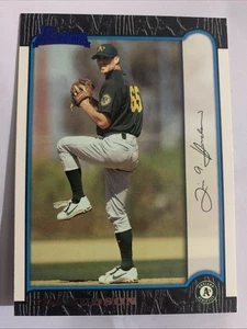 1999 Bowman Chrome Tim Hudson Rookie Card #375 Oakland Athletics - Picture 1 of 2
