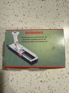 Genuine Bernina Buttonhole Foot With Slide #3B  “Old Style Part” - Picture 1 of 2