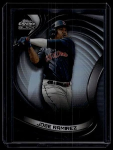 2022 Topps Chrome Black #62 Jose Ramirez Refractors #/199 - Picture 1 of 2