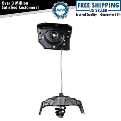 Conjunto de soporte y polipasto de neumáticos de repuesto ajuste directo para camioneta Chevy GMC Foto 1 de 3