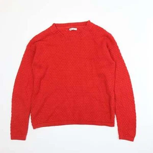 Cubus Womens Red Crew Neck Acrylic Blend Jumper Size S - Picture 1 of 12