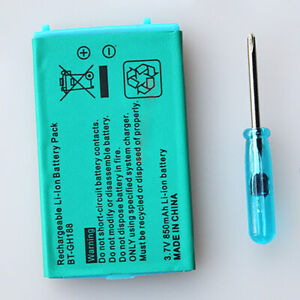 Rechargeable Battery For Nintendo Game Boy Advance SP Systems+Screwdriver 850mAh