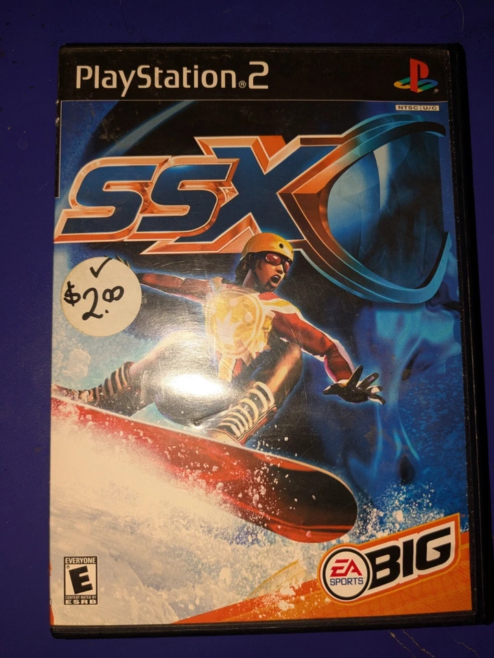 SSX CIB Complete PS2 Sony PlayStation 2 Black Label - Image 1 of 3