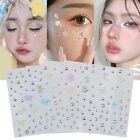 Party Decoration Face Jewelry Butterfly Rhinestone Sticker Makeup Waterproof Y
