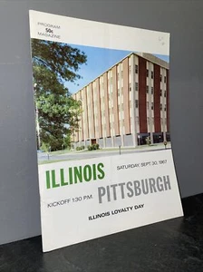 1967 Illinois Pittsburgh Football Program Loyalty Day Illini Pitt - Picture 1 of 5
