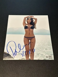 UFC Ring Girl Brittney Palmer Signed 8x10 Photo Autographed UFC Model Blue - Picture 1 of 1