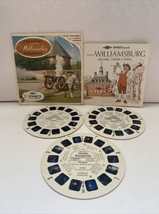 VIEW-MASTER vintage SET of 3 REELS Williamsburg Virginia SAWYERS Packet A 813 - Picture 1 of 5