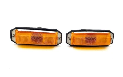 FANALI LATERALI PER LANCIA FULVIA BERLINA 2C, GT, GTE, 2 PEZZI MADE IN ITALY - Immagine 1 di 4